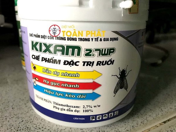 Dùng thuốc đặc trị Kixam 2.7wp là một trong những cách diệt ruồi vàng hiệu quả nhất